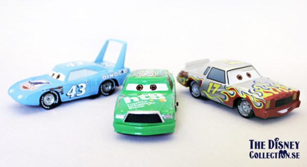 Deluxe Piston Cup Die Cast Vehicle Set_the king_Chick Hicks_Darrell Cartrip